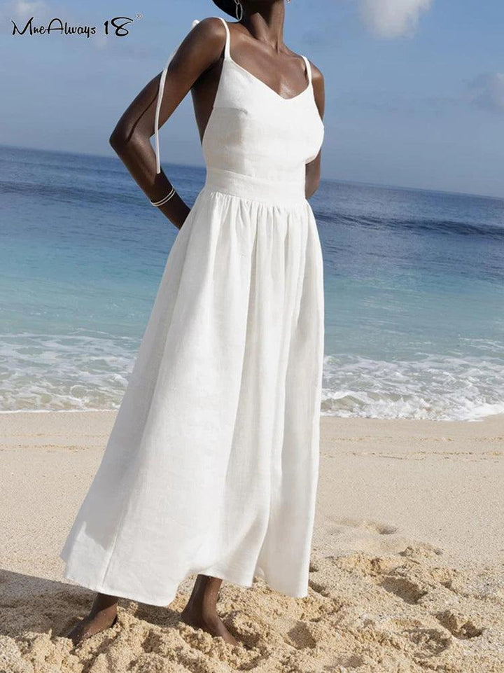 Lola A-line Summer Maxi Dress
