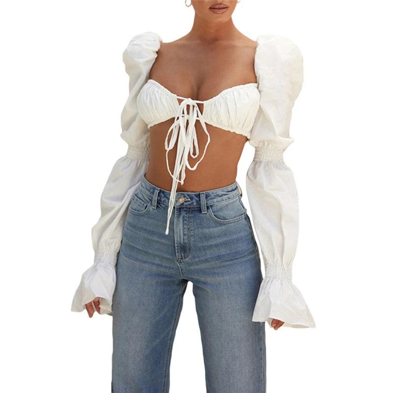 Jemma Off Shoulder Crop Top