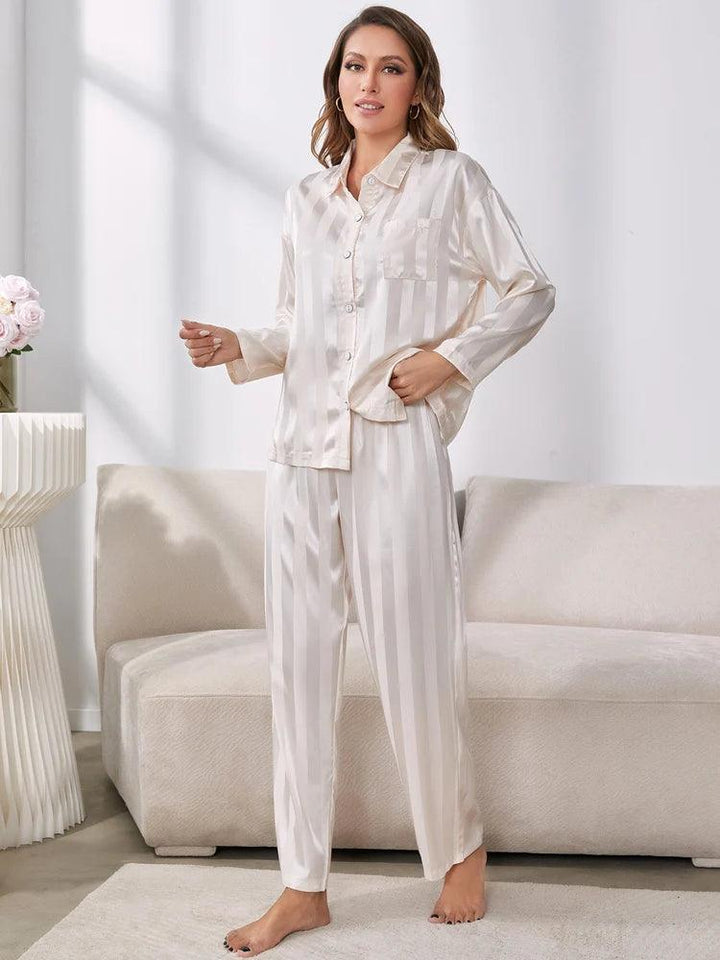 Emory Silky Striped Pyjamas