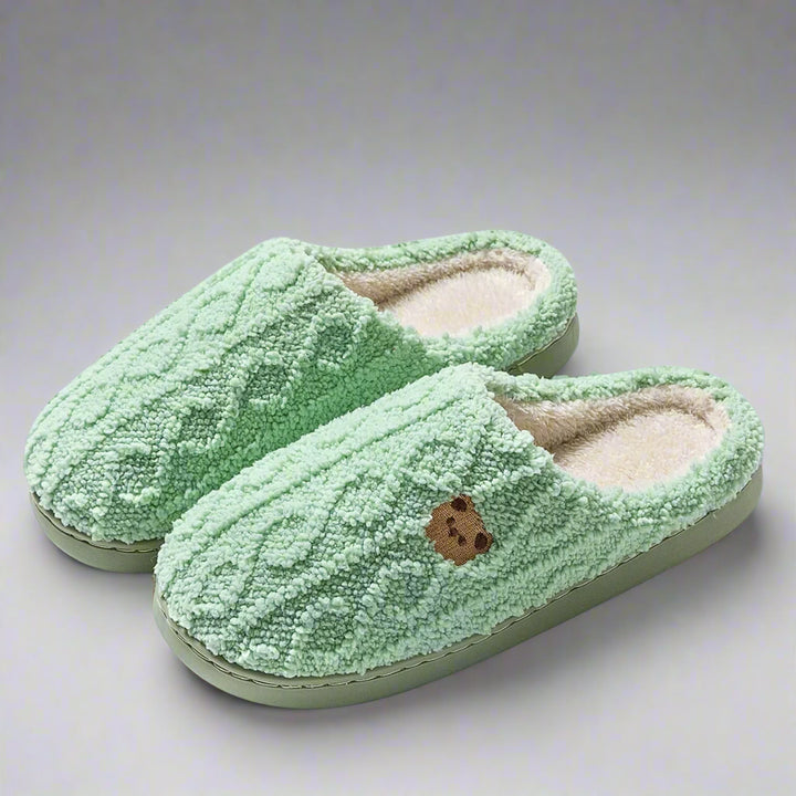 Skyla Teddy Bear Slippers