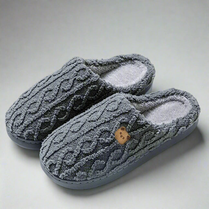 Skyla Teddy Bear Slippers