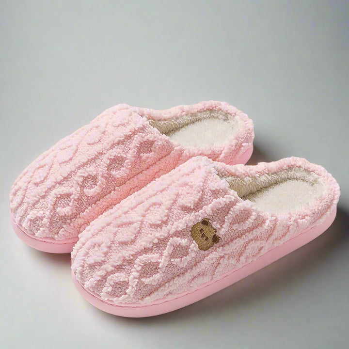 Skyla Teddy Bear Slippers