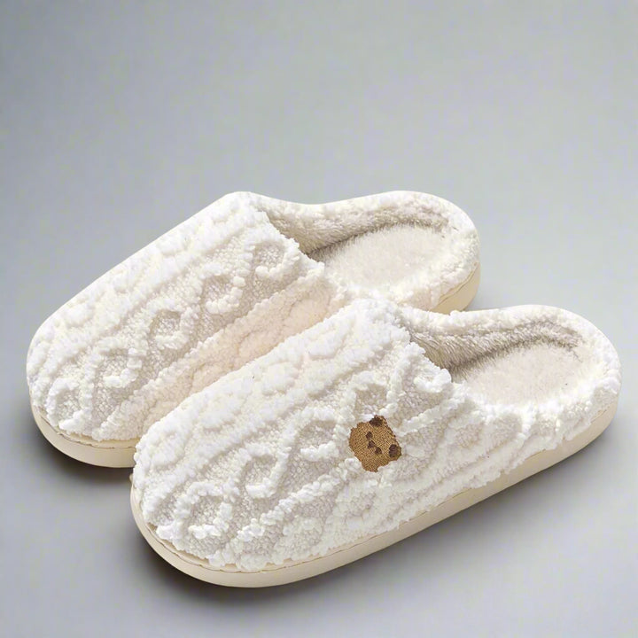 Skyla Teddy Bear Slippers